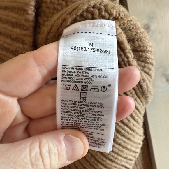 NWT Banana Republic Cavo Half Zip Wool Sweater - Picture 4 of 9